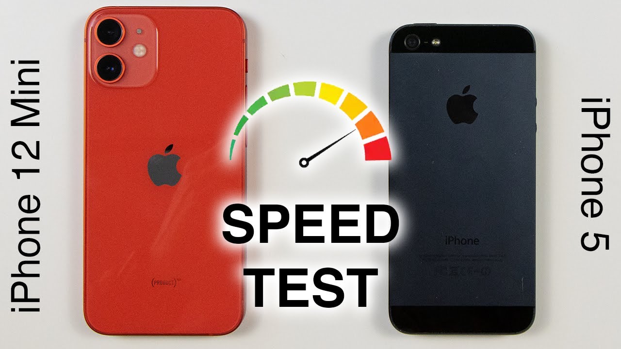 iPhone 12 Mini vs iPhone 5 SPEED TEST!