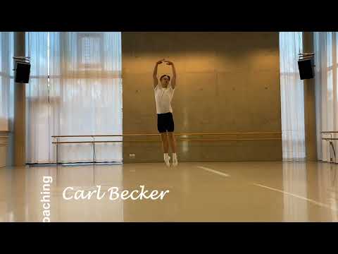 Coaching Carl Becker in Giselle Variation 2nd Act. Just beginning
