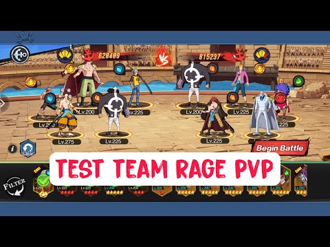 OP CAPTAIN AND THE WARLORDS - TEST RAGE TEAM COMBO ACE + NEWGATE, PVP GAMEPLAY