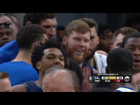 Davis Bertans vs Damion Lee - double technical after things got chippy 👀