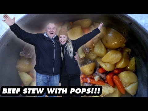 Cooking Beef Stew with Pops At the Goonzquad Garage