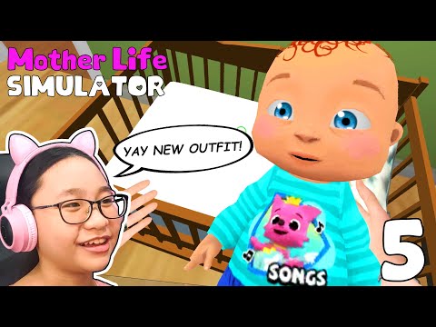 Mother Life Simulator Part 5  - Let's Play Mother Life Simulator- Bought New Baby Outfits!!!