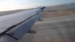 United Airlines Takeoff A320 SFO-IAD flight 421