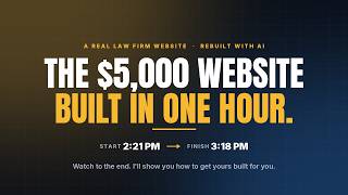 $5000 Lawyer Website built in an hour by an amateur