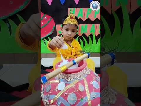 The little stars of LKG celebrated Krishna Janmashtami with great joy, enthusiasm and devotion.