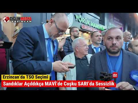 Erzincan TSO Seçiminde Sonuçlar Açıklandı: Mavilerde Sevinç