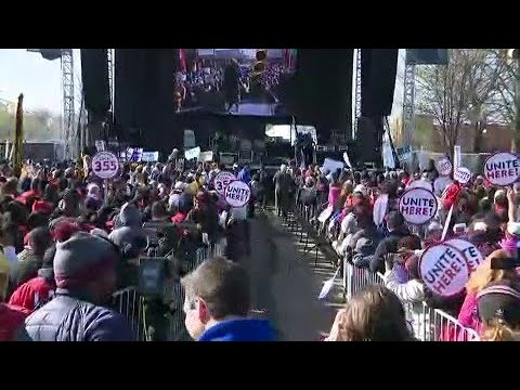 People gather in Memphis to honor the late Dr. Martin Luther King Jr.