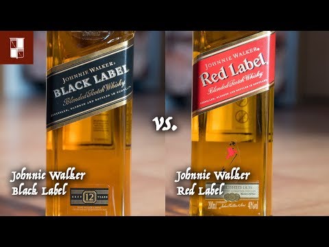 Johnnie Walker Black Label vs. Red Label