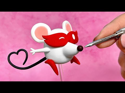 Making Ms. Mowz from Paper Mario: TTYD | Polymer Clay