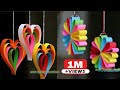DIY PAPER CRAFT Easy Wall Hanging Decoration DIY Room Decoration Ideas At Home