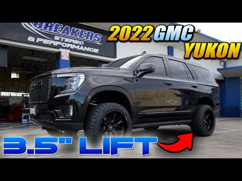 2022 GMC Yukon/ Chevy Tahoe Rough Country 3.5\" Lift, 22x12 Hostile Vulcon, 33x12.50 w/ Bass system