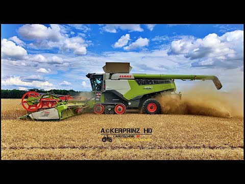 CLAAS LEXION 8700 + CONVIO 1230! Ackergiganten im Doppelpack!