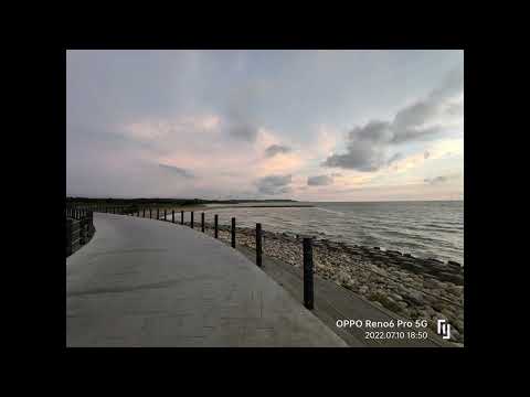 2022 0710 -Reparo- Pôr do sol de verão, Waipu, cidade de Holong, condado de Miaoli