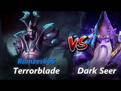 Ramzes666 safelane Terrorblade vs Dark Seer/Muerta | First 10 minutes