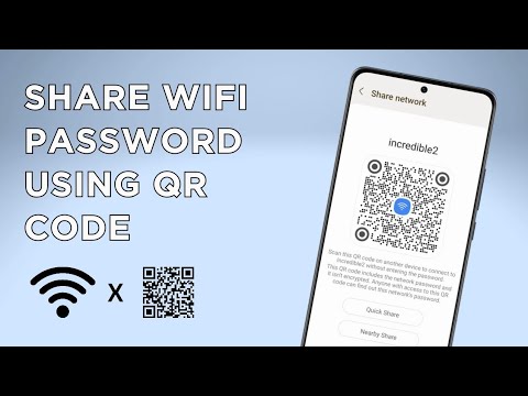 How To Share WiFi Password Using QR Code (On Android)