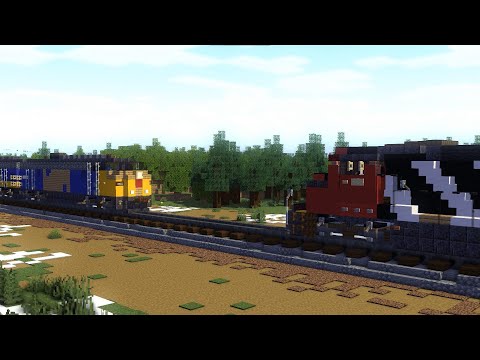 Hinton Train Collision in Minecraft Animation