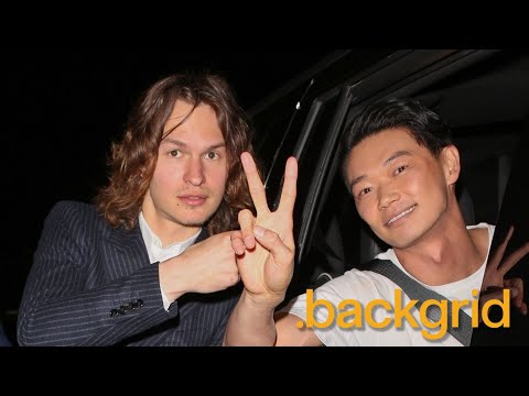 Ansel Elgort brings his own camera for a 'Tokyo Vice' event at The Avalon in Los Angeles, CA