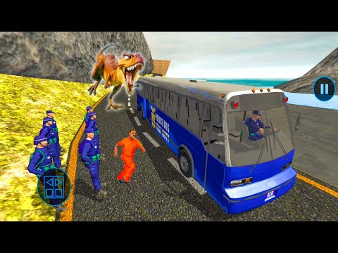 US Police Bus Mountain Driving #8 - US Crazy Driving Funny Game - Best Android Gameplay