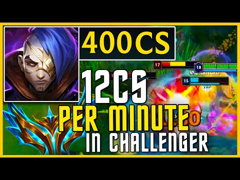 How To Path Like A CHALLENGER KAYN! (12 CS PER MINUTE!)