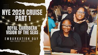 NYE Cruise 2024 - Part 1 | Embarkation Day | Royal Caribbean Vision of the Seas | December 2023