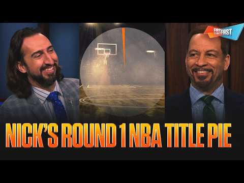 Lakers earn bigger slice of NBA Title Pie with 2-0 lead, how big are Knicks and Spurs' slices? 👀 FTF