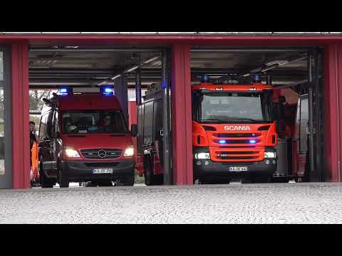 *GERMANY* Karlsruhe Pump And Small Incident Unit Turnout- Feuerwache West