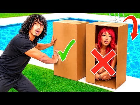 DON&rsquo;T Push The Wrong Mystery Box Into The Pool