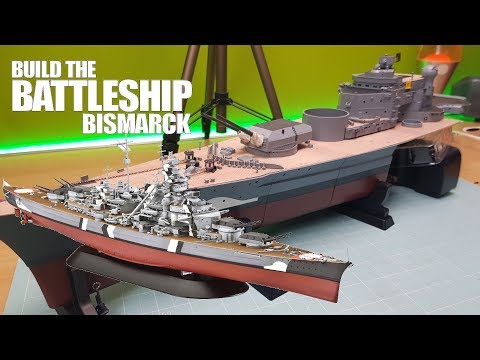 Bauen Sie das Schlachtschiff Bismarck – Teil 35 – Kielabschnitt und Ausstellungsständer