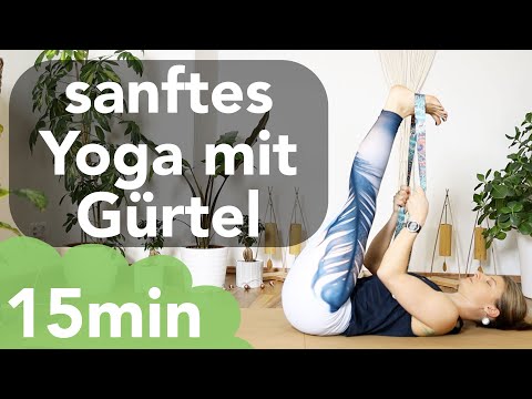 sanftes Yoga mit Gürtel | schonend für die Handgelenke | Weite und Ruhe im Körper schaffen