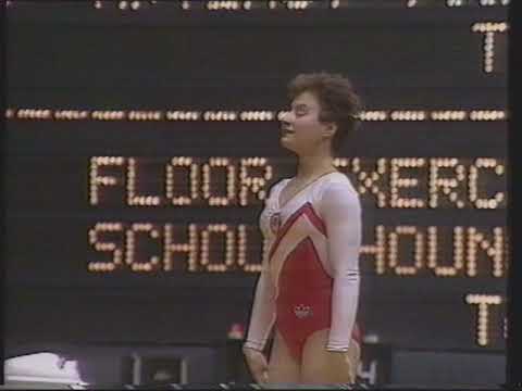 Elena Shoushounova (URS) - Worlds 1987 - Floor Exercise Final