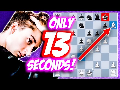 Daniil Dubov Spends Only 13 Seconds to Checkmate His Opponent in Blitz Game