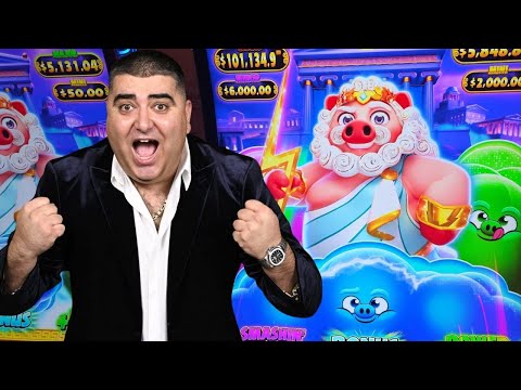 The BIGGEST JACKPOT Ever On POWER PIG Slot
