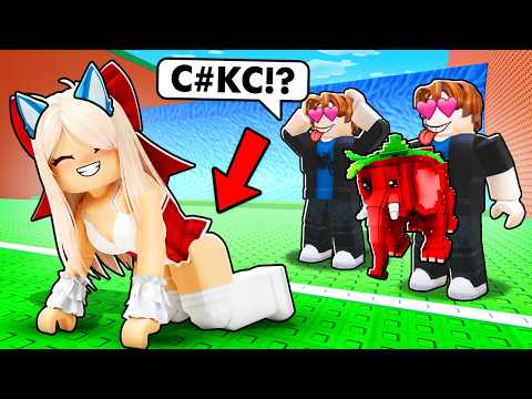 Я притворился ДЕВОЧКОЙ и получил ВСЕ в СБЕГИ ОТ ЦУНАМИ ROBLOX😱