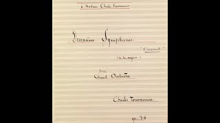 CHARLES TOURNEMIRE - Symphony No. 2 "Ouessant" (Score Video)