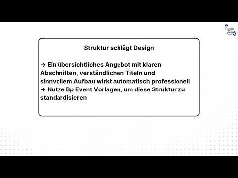 QuickTipp: Wie verkaufe ich besser mit Bp Event