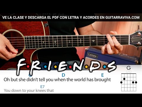 I´ll Be There For You ( Friends TV Serie) guitar chords Acordes DEMO