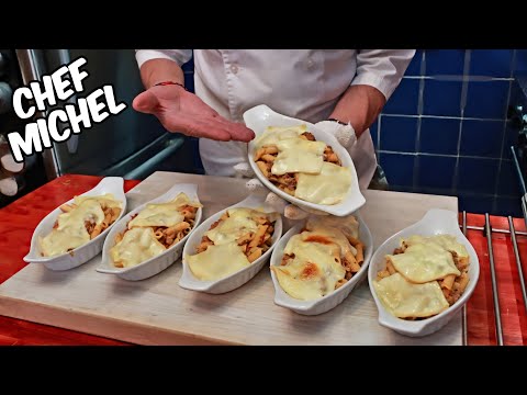 Ground Beef Gratin with Cream, Raclette Cheese and Parmesan (Winter)