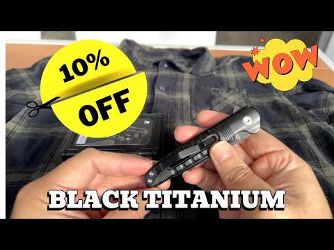 D2 Steel Titanium Black Master Plunge Lock 👍🏼🫶🏼 by @hx_outdoors