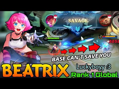Beatrix Crazy SAVAGE Inside The Enemies Base! - Top 1 Global