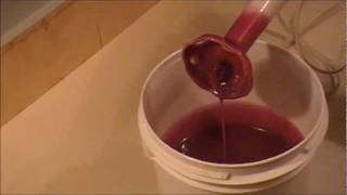 Cold Process Soapmaking, layering, pencil line in Artic Raspberry