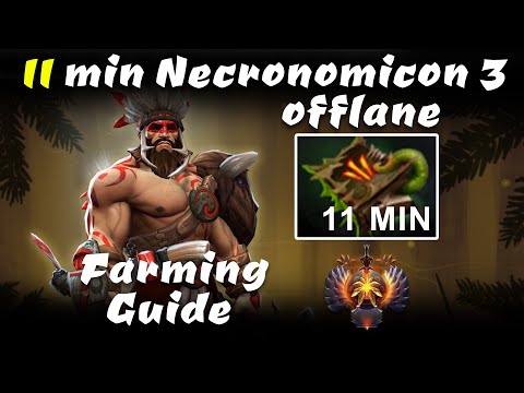 7.28c dota 2 beastmaster farming guide 11 min Necronomicon 3.Watch and learn from the pro player.