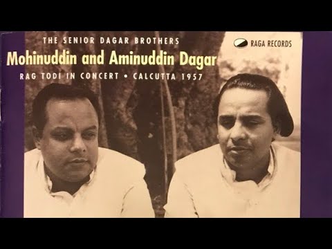 Senior Dagar Brothers | Raga Miyan Ki Todi | Dhrupad | Dagarvani | Calcutta | Concert Recording |