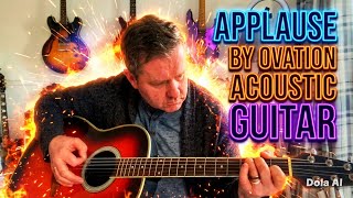 Video thumbnail for Applause by Ovation AE21 Summit Series Bowlback Acoustic Guitar Tryout & Review by James Rundle