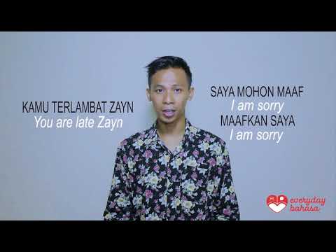 #LearnIndonesian #Explanation1 #Lesson1 - Everyday Bahasa - Indonesian Basic Expressions