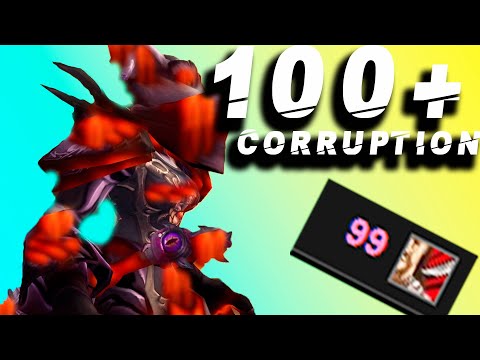 TOO MUCH?!? i tested how much corruption you can run in wow patch 8.3