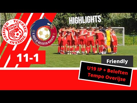 Friendly - Highlights - Tempo Overijse U19 IP + Beloften (Espoirs) vs Wolvertem-Merchtem (U19IP)