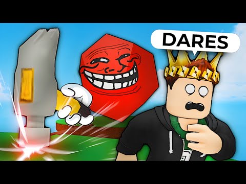 ROBLOX Slap Battles FUNNY MOMENTS (DARES) #6 🖐