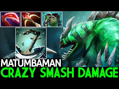 MATUMBAMAN [Tidehunter] Crazy Smash Damage Full Physical Build Dota 2