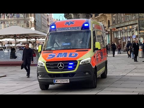 RTW Sozial Medizinischer Dienst Wien (SMD-6) - Einsatzfahrt