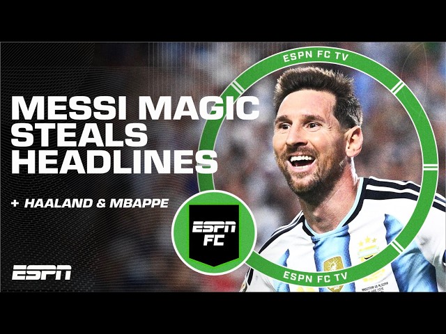 Lionel Messi scores HAT TRICK, but should he have been shown a red card? | ESPN FC